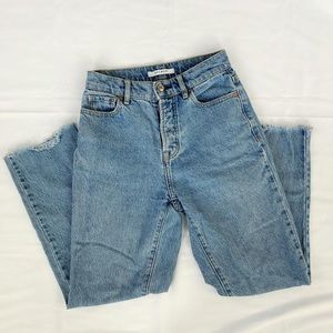 Pacsun high rise straight leg jeans - light